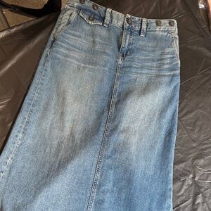 Girls size 12 Ralph Lauren denim long skirt